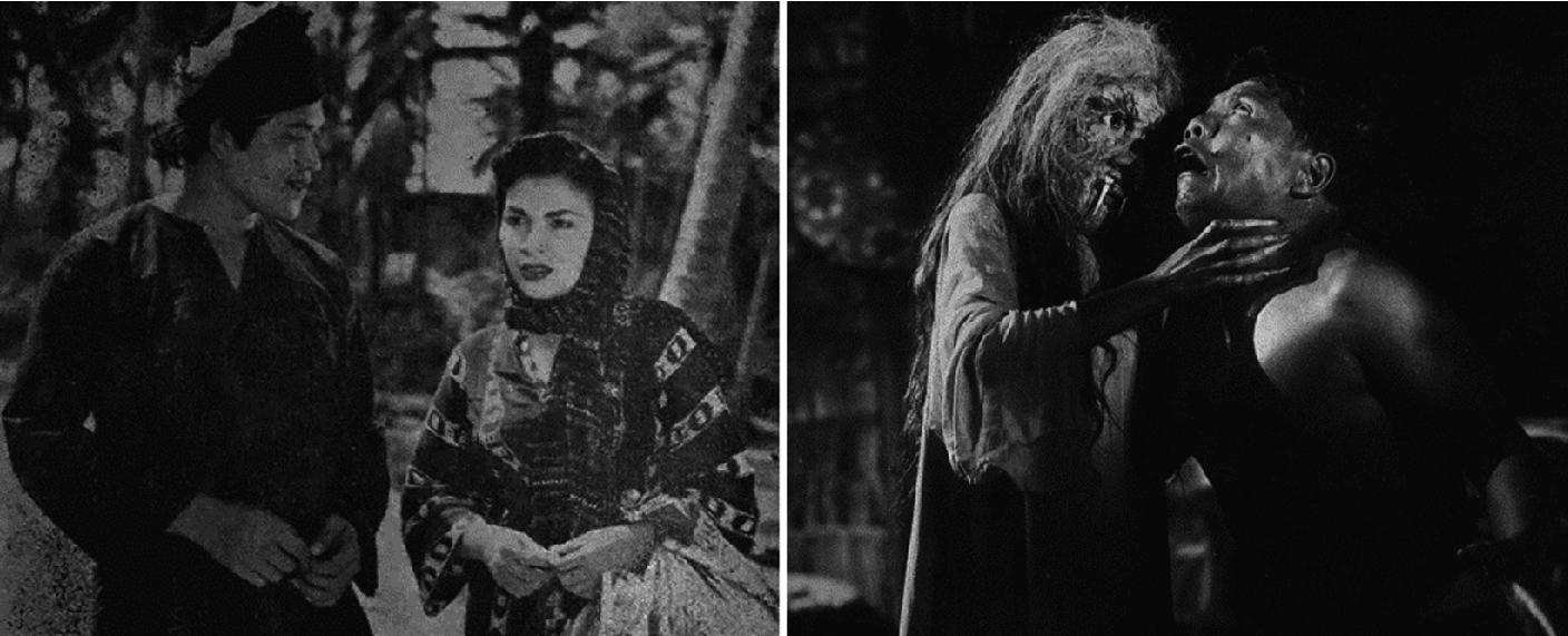 Still references from 1957 Pontianak by Cathay-Keris